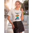 thumbnail image 2 of Galactic Vibes Ufo Shaped T-Shirt Women -Image by Shutterstock, Female x-Large, 2 of 4