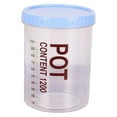 thumbnail image 2 of Pink Airtight Food Storage Container - Sealable Plastic Jar for Kitchen Pantry Organization ,Ideal for Grains & Dry Foods,H,1PC, 2 of 2