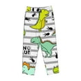 thumbnail image 4 of Fotbe Funny Dinosaurs on Stripes Women's Pajama Pants,Sleepwear Pants,Pj Bottoms Drawstring And Pockets-Small, 4 of 9