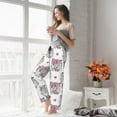 thumbnail image 5 of Gaeub Cartoon Poodle Dog Soft Pajama Pants for Women,&nbsp;Wide Leg Comfy Casual Lounge Yoga Capri Pants Wide Leg-Medium, 5 of 6