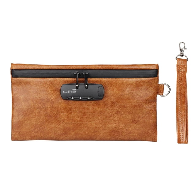 Bolsa A Prueba De Olores Cerradura Con Combinación marron MALLETRIA Handy