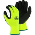 thumbnail image 2 of Majestic Glove Polar Penguin 3396HY Coated Gloves, L, Foam Latex Palm, Black/Hi-Viz Yellow, 10 ga Acrylic, 2 of 2