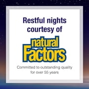Natural Factors Stress-Relax Tranquil Sleep Extra Strength, with Suntheanine L-Theanine, 5-HTP, Melatonin, 60 Tablets