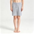 thumbnail image 4 of Men’s Casual Cotton Short Drawstring Elastic Athleti Lounge Sweat Shorts, 4 of 8