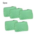 thumbnail image 4 of kanaroous 5 Pieces Car Window Replacement Pad Windshield Cleaning Tool Cotton Fitting Bonnets Glass Wiper Fog Dust Cloth Green, 4 of 6