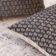 thumbnail image 3 of SUSIELADY Set of 2 Decorative Vintage Floral Print Throw Pillow Covers Neutral Modern Farmhouse Cushion Covers Boho Home Decor for Sofa Couch Bedroom Living Room Outdoor,20×20 Inch, Black, 3 of 6