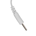 thumbnail image 3 of Cable de cables conductores de electrodos, 5 piezas Cable de electrodo Cables conductores blancos Adaptador de cable de electrodo Características líderes en su clase, 3 of 14