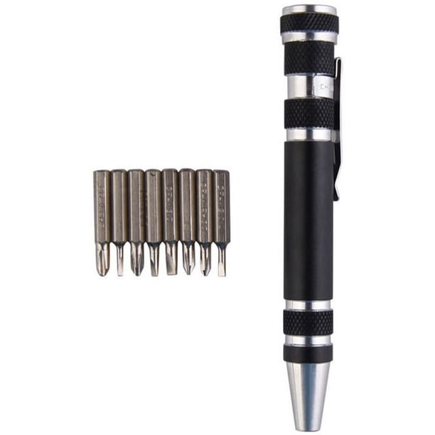 Destornillador 8 en 1, Mini dispositivo multifuncional, herramienta de reparación de precisión, destornillador, bolígrafo, Kit de herramientas de reparación de teléfonos, herramientas manuales Vhermosa HY-0234