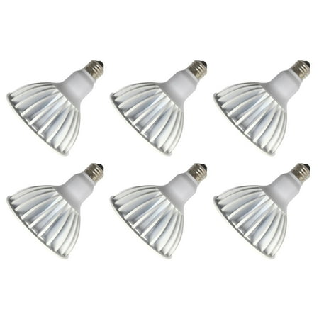 

(6 bulbs) GE 20109 LED PAR38 Narrow Beam LED lamp 3000 Lumens 32 watts 3000K warm white spot light wet rated