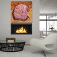 thumbnail image 6 of Epic Art 'Sunny Scallop' by St. Hilaire Elizabeth, Acrylic Glass Wall Art, 36"x36", 6 of 8