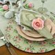 thumbnail image 5 of Anillos de servilleta de flor rosa de 4 piezas, decoración de mesa para bodas, San Valentín # 39; s Afortunado Sencillez, 5 of 5