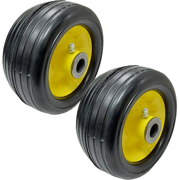 Proven Part 2-Pack No Flat Wheels For John Deere AM106723