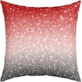 thumbnail image 5 of Pack of 4 Glitter Print (No Glitter) Decor Throw Pillow Covers, Soft Blue Purple Pink Red Black Square Cushion Case Set for Sofa Bedroom Living Room, Pastel Pillow Cases Pillowcases, 20x20 Inches, 5 of 5