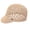 Khaki, variant on Sun Hats for Women Gardening Hat Wide Brim Ponytail Beach Sun Breathable Summer Hat with Fold-Up Brim Beige One Size