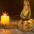 thumbnail image 4 of Candelero de Calabaza Decoraciones de Halloween Centro de Mesa Portavelas 2 Piezas, 4 of 5