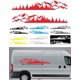 thumbnail image 4 of Paquete de 2 pegatinas para coche, vinilo de bosque rojo, pegatinas para coche, parachoques, puerta, ventana de camión, decoración de kayak, 4 of 5