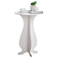 thumbnail image 3 of Kings Brand Furniture Round Side Table Plant Stand 24H" for Living Room Bedroom, White, 3 of 4
