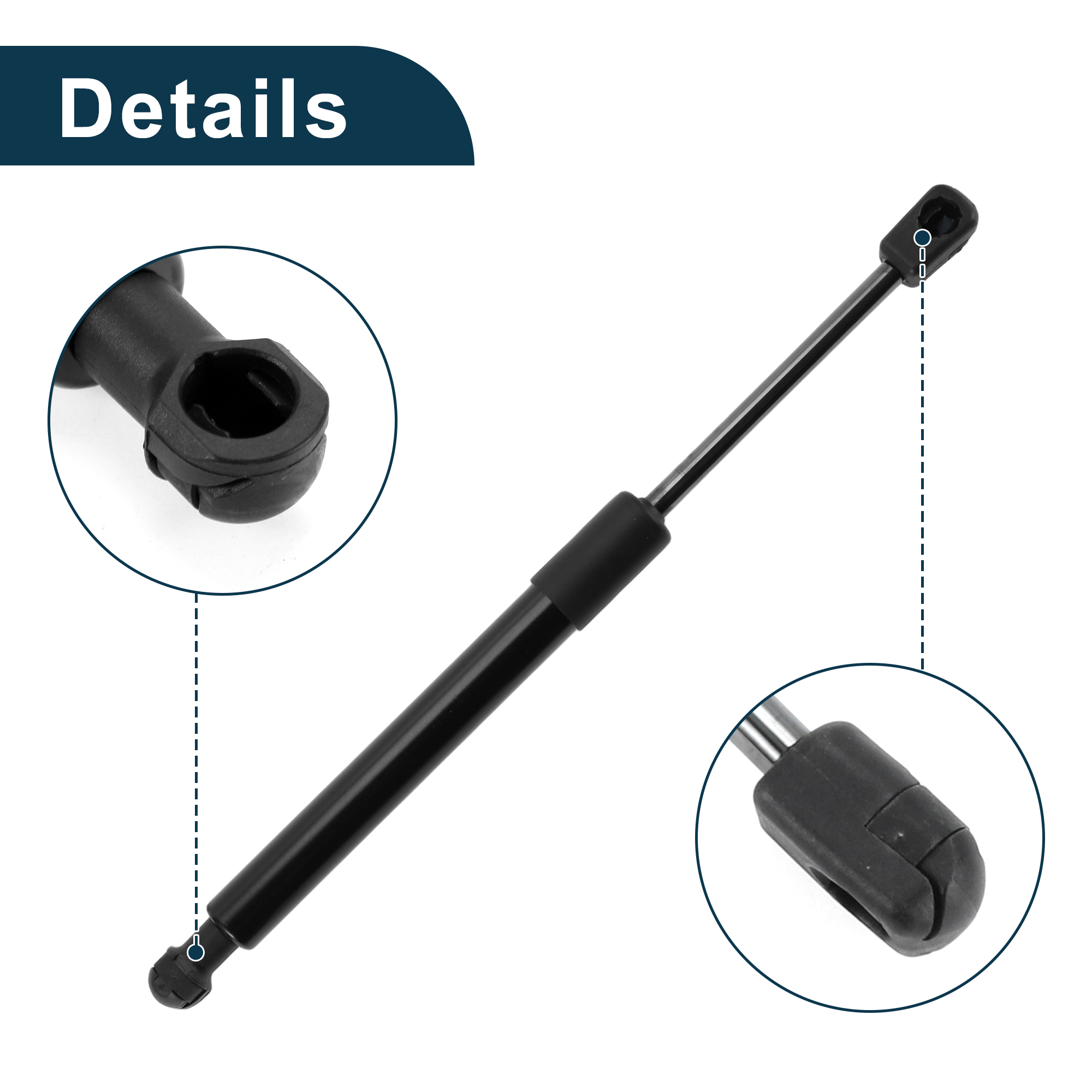 Unique Bargains 2Pcs Front Hood Lift Supports for Infiniti QX60 2013-2019 No.654703JA0A