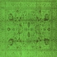 thumbnail image 1 of Ahgly Company Indoor Square Oriental Green Traditional Area Rugs, 6' Square, 1 of 4