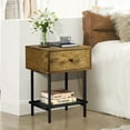 thumbnail image 3 of VECELO 3-Piece Bedroom Set with Full Bed Frame and 2 Nightstands, 3 of 9