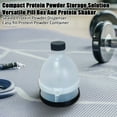 thumbnail image 4 of Hyasfey Protein Powder Cup Pill Box 70ml Leakproof Protein Powder Container Funnel Design Portable Supplement Cup for Workout Travel, 4 of 8