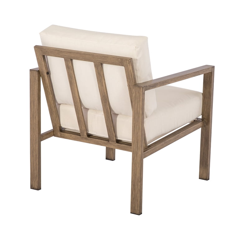 Mainstays Dashwood 4-Piece Patio Conversation Set, Cream photo 6