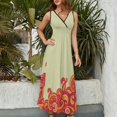 thumbnail image 2 of Paisley Print Vestido Sin Mangas Vestidos Para Mujer, Vestido Suelto De Verano 2025, 2 of 5
