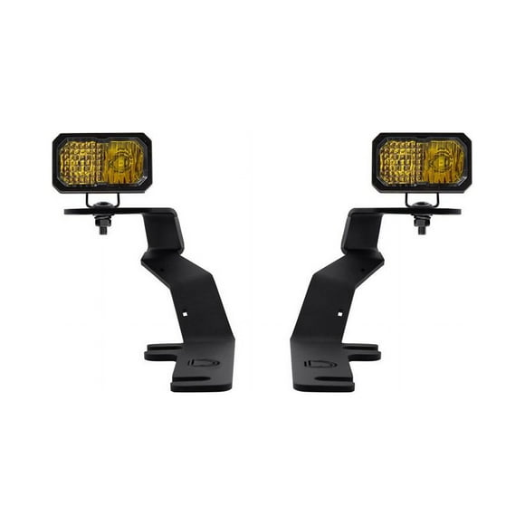 Fits 2015-2020 Ford F-150 Diode Dynamics Driving/Fog Light DD6574 Driving/Fog Light; Stage Series; LED Bulb; Yellow Cree XP-L HI LED Bulb; 3.3 x 2 Inch Rectangular; 25.6 Watt Bulbs