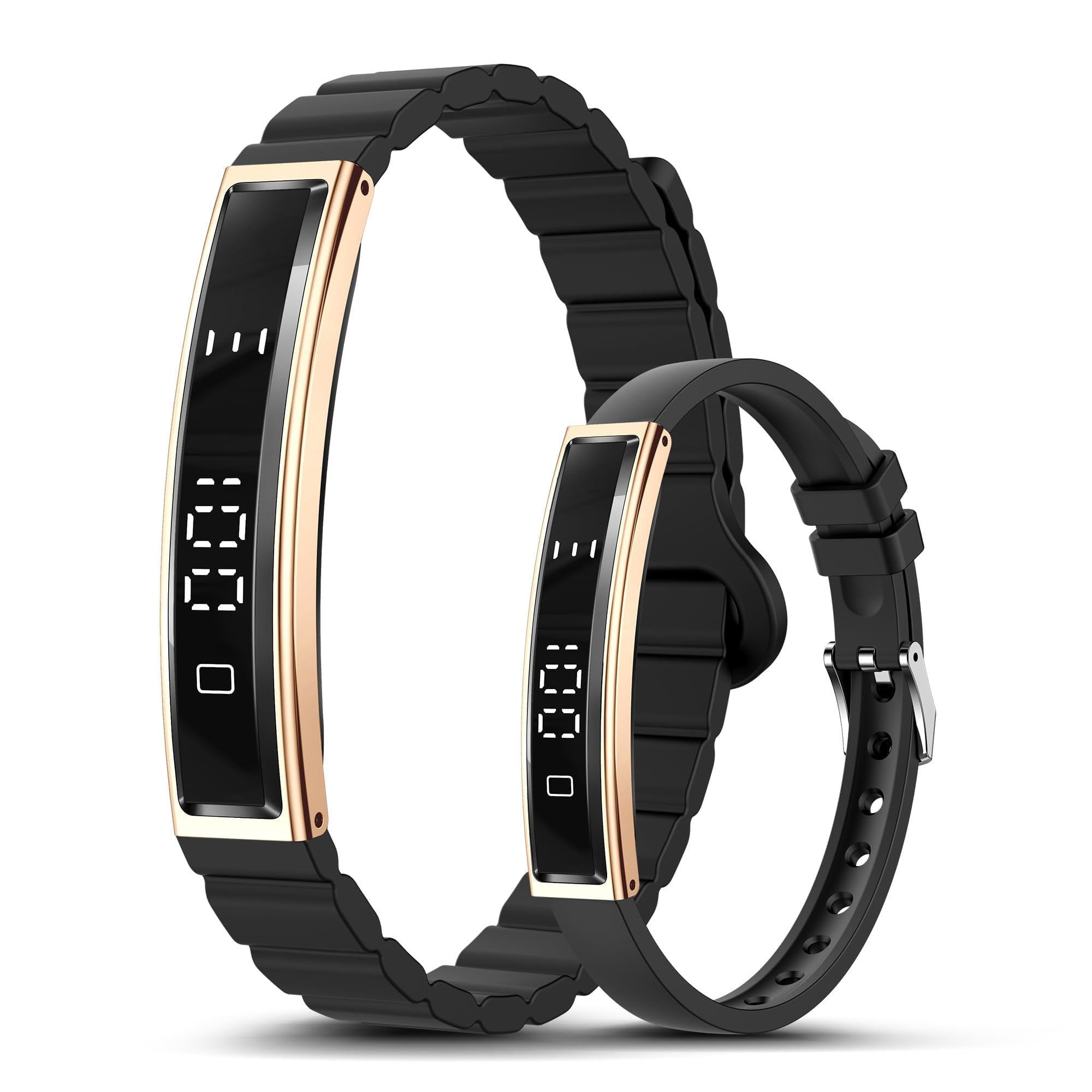 Smart Bracelet for Women Men Health Activity Fitness Trackers Sleep Tracker & 24/7 Heart Rate Stress Monitor Smart Wristband with Free APP 2 Bands Birthday Gifts