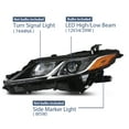 thumbnail image 3 of Projector Headlight Assembly Left Driver Side Fit for Toyota Camry LE SE 2018 2019 2020 2021 2022 Headlamps, 3 of 9