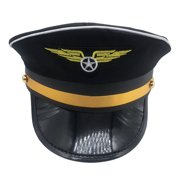 Performance Cap Pilot Hat Captain Cap Adjustable Cap Octagonal Hat for Carnival