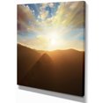 thumbnail image 2 of Sunset over Gloomy Mountains - Impression sur Toile Paysage Africain, 2 of 3