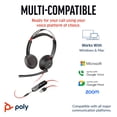 thumbnail image 2 of HP Poly Blackwire 5220 Stereo USB‑C Headset with 3.5mm Plug and USB‑c/a Adapter, 2 of 6