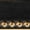Black Square with Gold Beads, variant on ArtToFrames 4" x 6" Black Square with Gold Beads Picture Frame, 4x6 inch Black Wood Poster Frame (WOM-5021), Pack