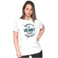 thumbnail image 3 of US Navy Property of Semper Fortis Women's T Shirt Ladies Tee Brisco Brands L, 3 of 5