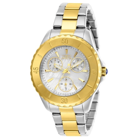 Invicta Women's Angel Quartz Multi Function MOP Dial Bracelet Watch