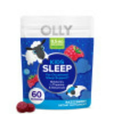 OLLY Kids Sleep Gummy, 0.5mg Melatonin, L Theanine, Sleep Support for Kids, 60 Ct Pouch