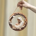 thumbnail image 4 of Juego de Adornos de Natividad, Artesanía Exquisita, Diseño Navideño Tradicional, Decoración Versátil para Colgar o de Mesa, Espíritu Festivo Religioso, Juego de 7 Piezas, Material Duradero, 4 of 7