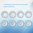 thumbnail image 2 of Sonew 8Pcs Gear Milling CutterHigh Speed SteelDisk-Shaped20°Pressure Angle M1(1-8),Milling Cutter,Milling Cutter Blade, 2 of 10