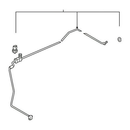 Genuine OE Mitsubishi AC Line - 7815B496