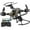 Black, variant on Gifts for 12 Year Old Boy - Drone with Dual 4K HD FPV Camera Remote Control Toys Gifts for Boys Girls with Altitude Hold Headless Mode Start Speed Adjustment Gray, Black, One Size