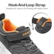 thumbnail image 3 of Zapatillas DREAM PAIRS KD18001K para correr deportivas gris y naranja, 3 of 6
