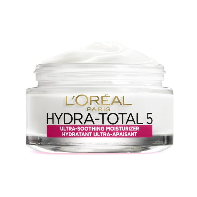 L'Oreal Paris Hydra-Total 5 Ultra-Soothing Moisturizer, Moisturizer, 50 mL