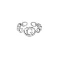 thumbnail image 1 of Anillo de 26 letras chapado en acero de titanio, anillo de dedo índice con apertura en inglés, anillo hueco Wmkox8yi  sjalhkljlk1996, 1 of 1