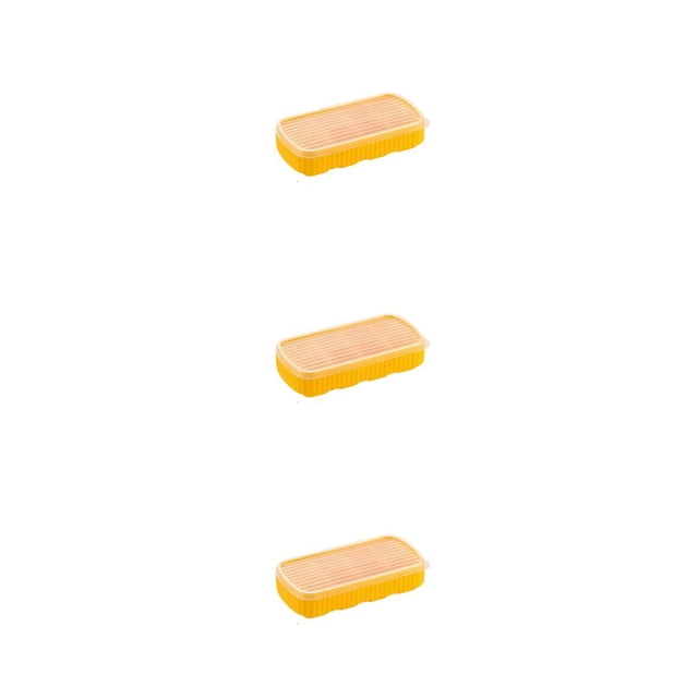 Molde de silicona para cubitos de hielo Naiovety Amarillo 8 cavidades