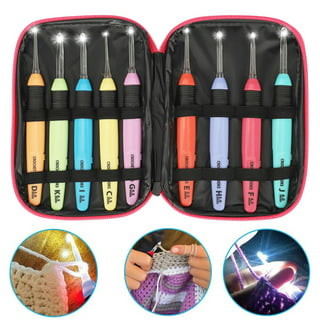 2.5~6.5mm 9PCS/Set Light up LED Crochet Hook Set with 3 Extra Batteries for  Arthritic Hands - China Lighted Crochet Hook Set and LED Crochet Hook price