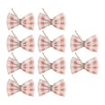 thumbnail image 1 of 10 Uds. de lazos para manualidades DIY, lazo decorativo hecho a mano, obra de arte portátil, pajarita artística para arreglos de salón de banquetes en Cuadros Rosa Macarena Lazo decorativo, 1 of 8