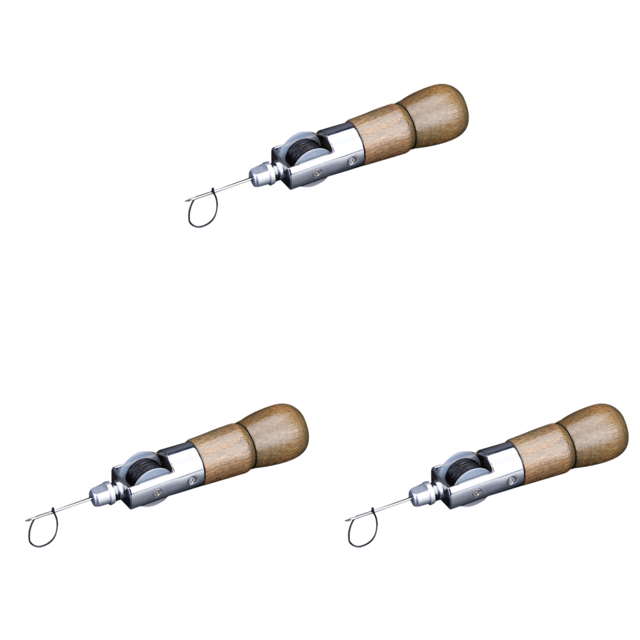 3 Uds Agujas para Coser Cuero Stitcher Manual Tallado Lienzo Herramienta Reparación