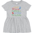 thumbnail image 3 of Inktastic Rock Climber Like Daddy Girls Baby Dress, 3 of 5