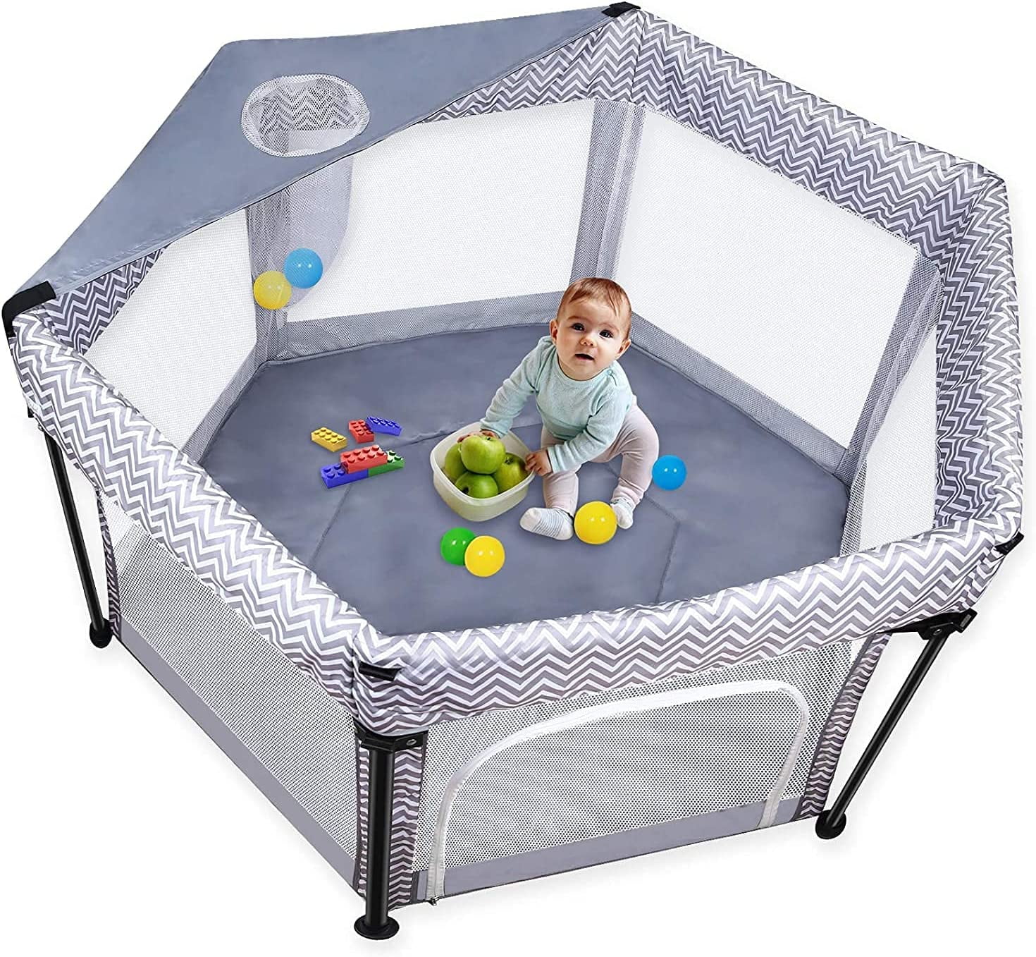 Kisdream Baby Playpen Extra Large Playard Kids Activity Centre